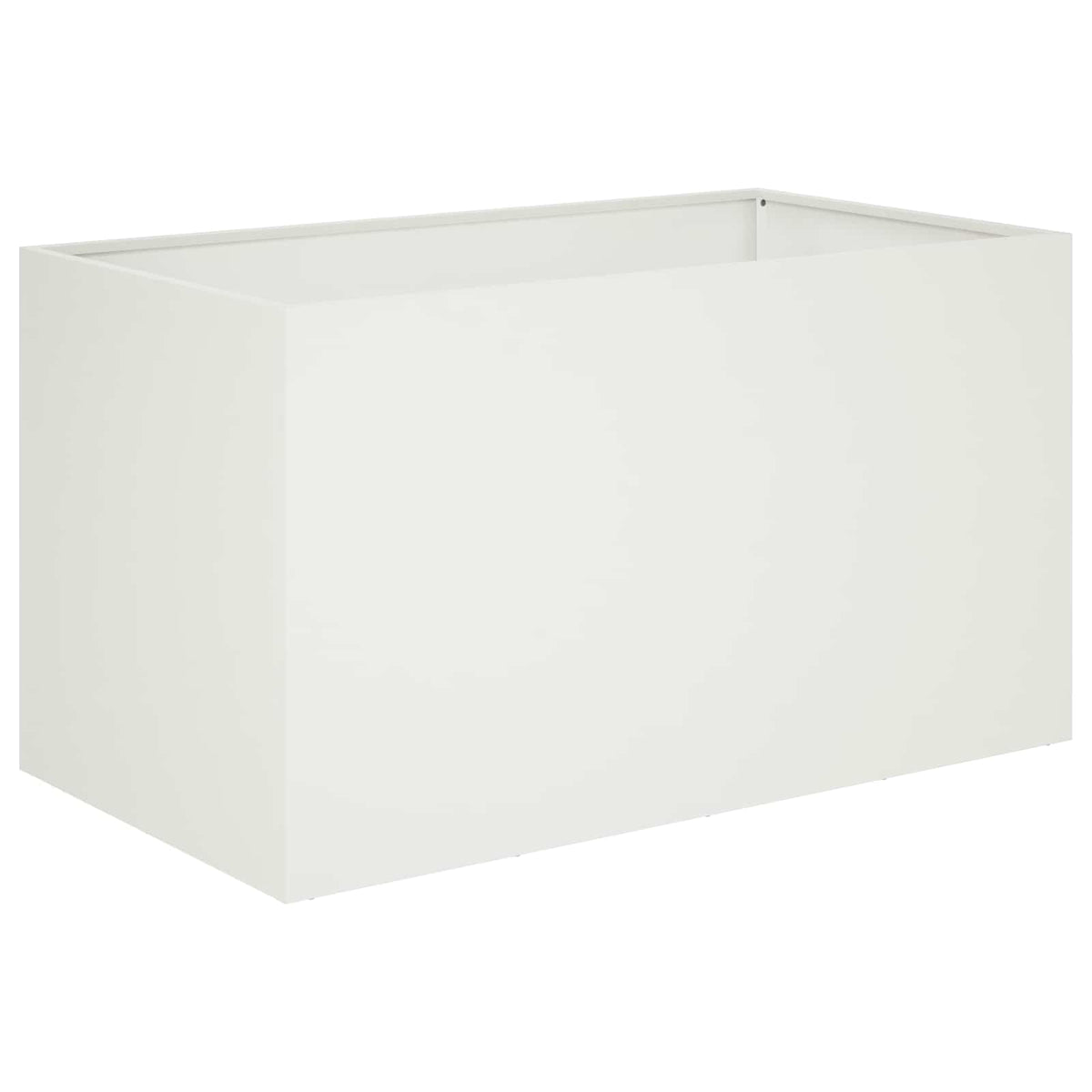 Macetero De Jardín 2 Uds. Blanco 80 X 50 X 50 Cm_2