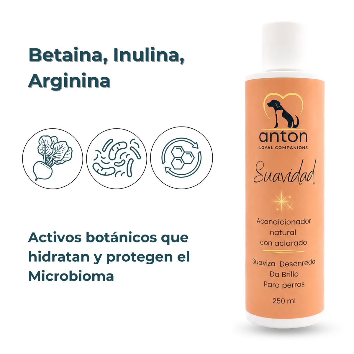 Acondicionador natural para el cuidado del pelaje de perros – 250 ml_3