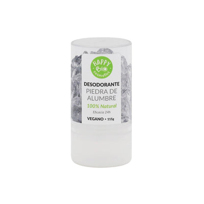 Desodorante piedra de alumbre HappyBio 115 g