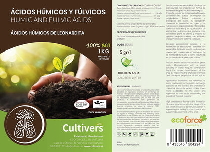 Cultivers Abono Universal Ácidos Húmicos Fúlvicos Y Potasio 5 Kg Ecológico 82% | Fertilizante Soluble Concentrado De…_4
