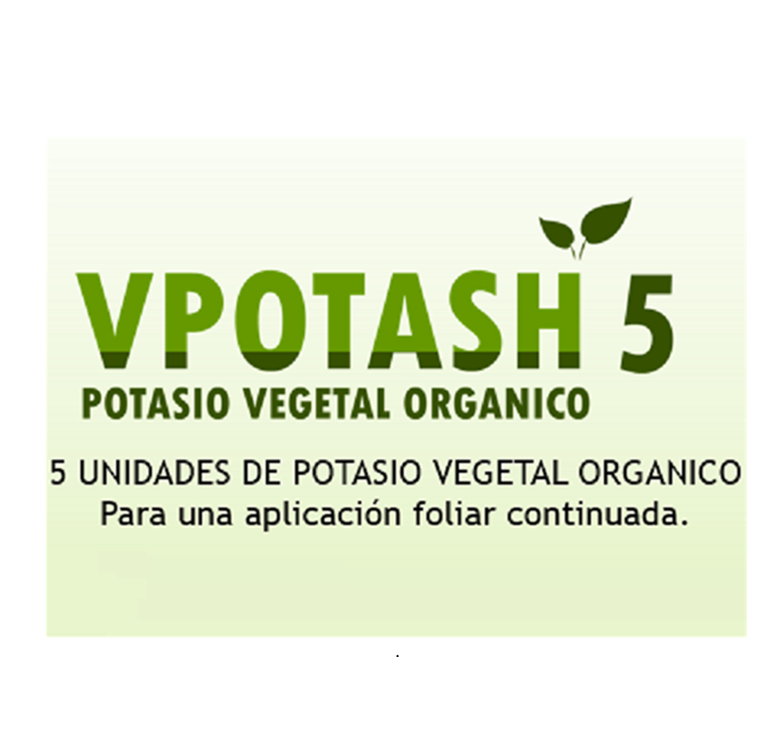 Fertilizante Potasio Vpotash 5 Chamae Ecológico 20 Litros._1