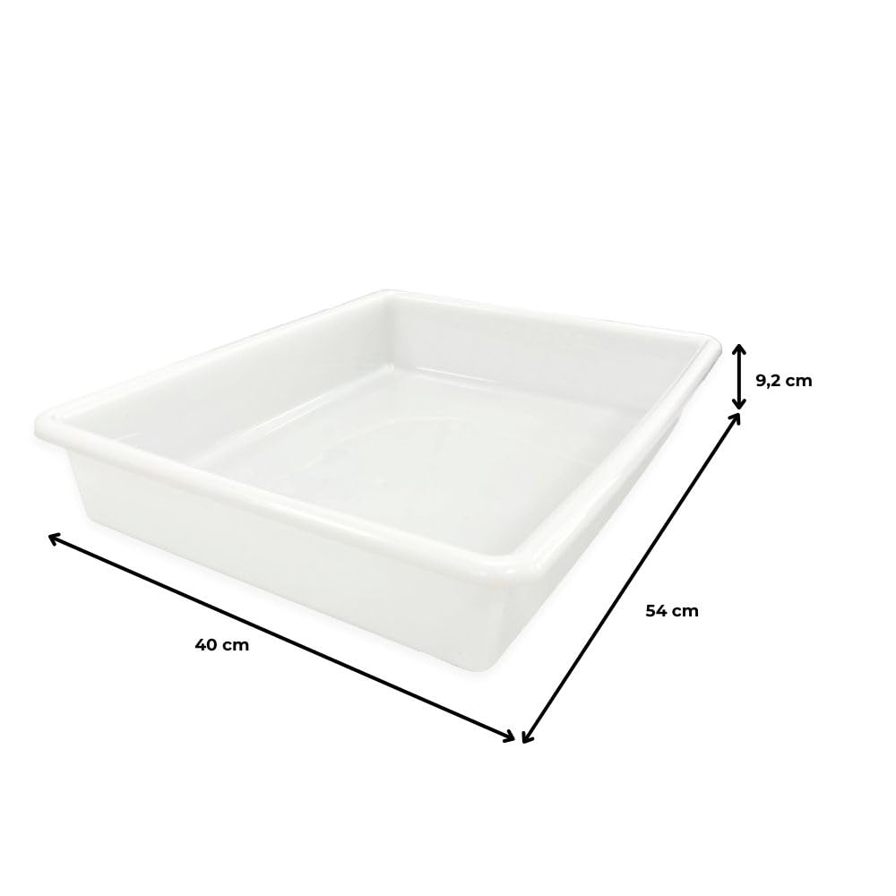 5 Bandejas Uso Alimentario Con Tapa: 15l Sin Bpa's (55,3 X 41 X 9,3cm) - Cocinas, Restaurantes, Hostelería, Catering_3