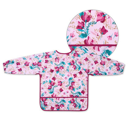 Babero Baby Con Mangas 2-4 Años Floral_0