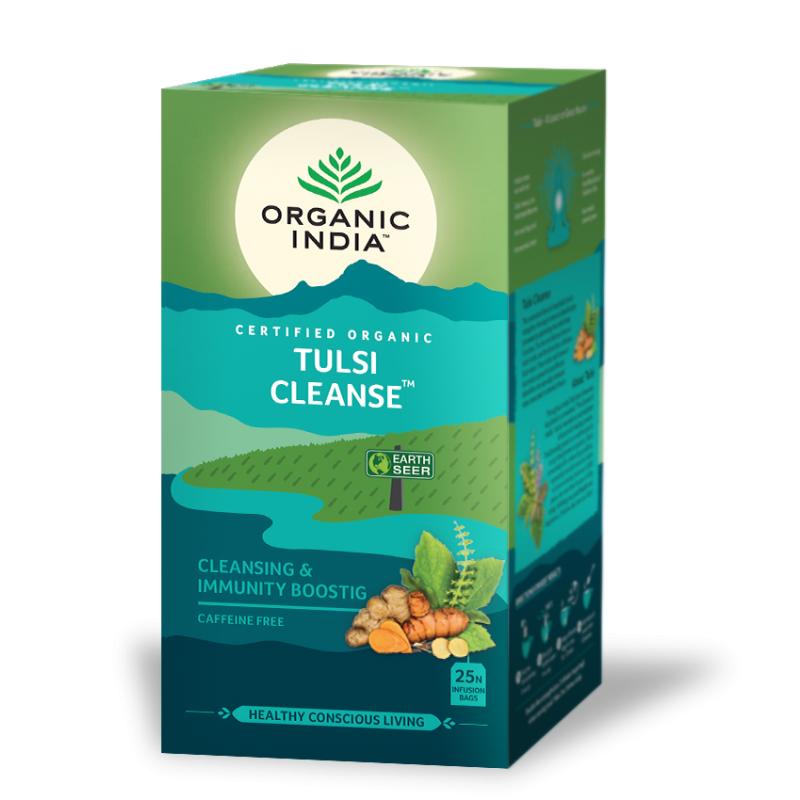 Tulsi Cleanse  detox Organic India 25 bolsitas