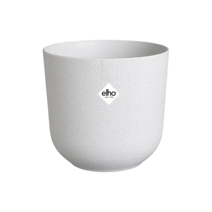 Macetero jazz round silky white Elho 23 cm