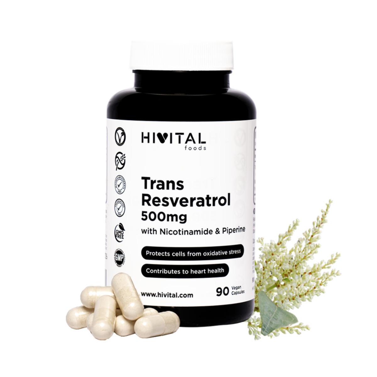 Resveratrol Hivital 90 cápsulas
