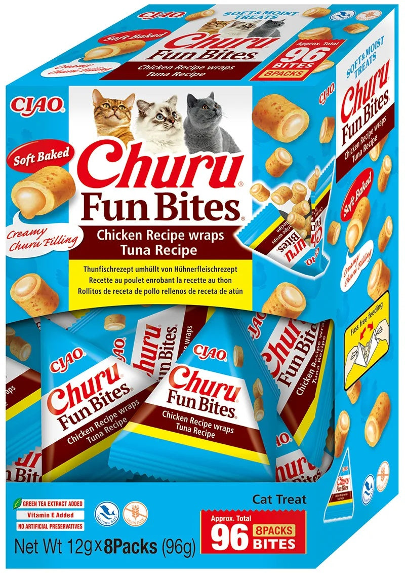 Fun Bites de Atún para Gatos Churu 8 x 12 g
