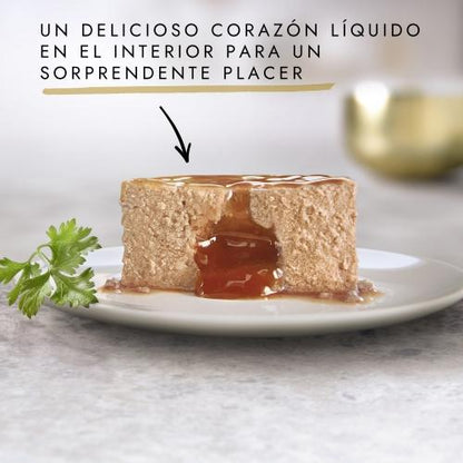 Pack 24 x GOURMET GOLD Doble Placer Pescado del Oceano &amp; Espinacas Comida húmeda 85 g