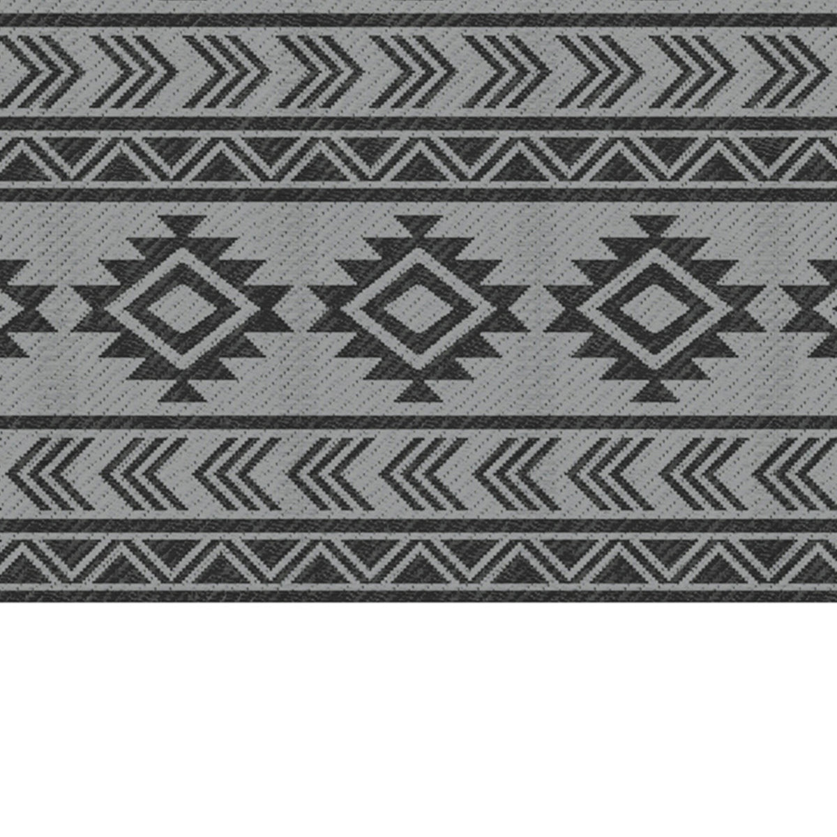 Outsunny Alfombra De Exterior 182x274 Cm Impermeable Anti-uv Negro Y Gris_5