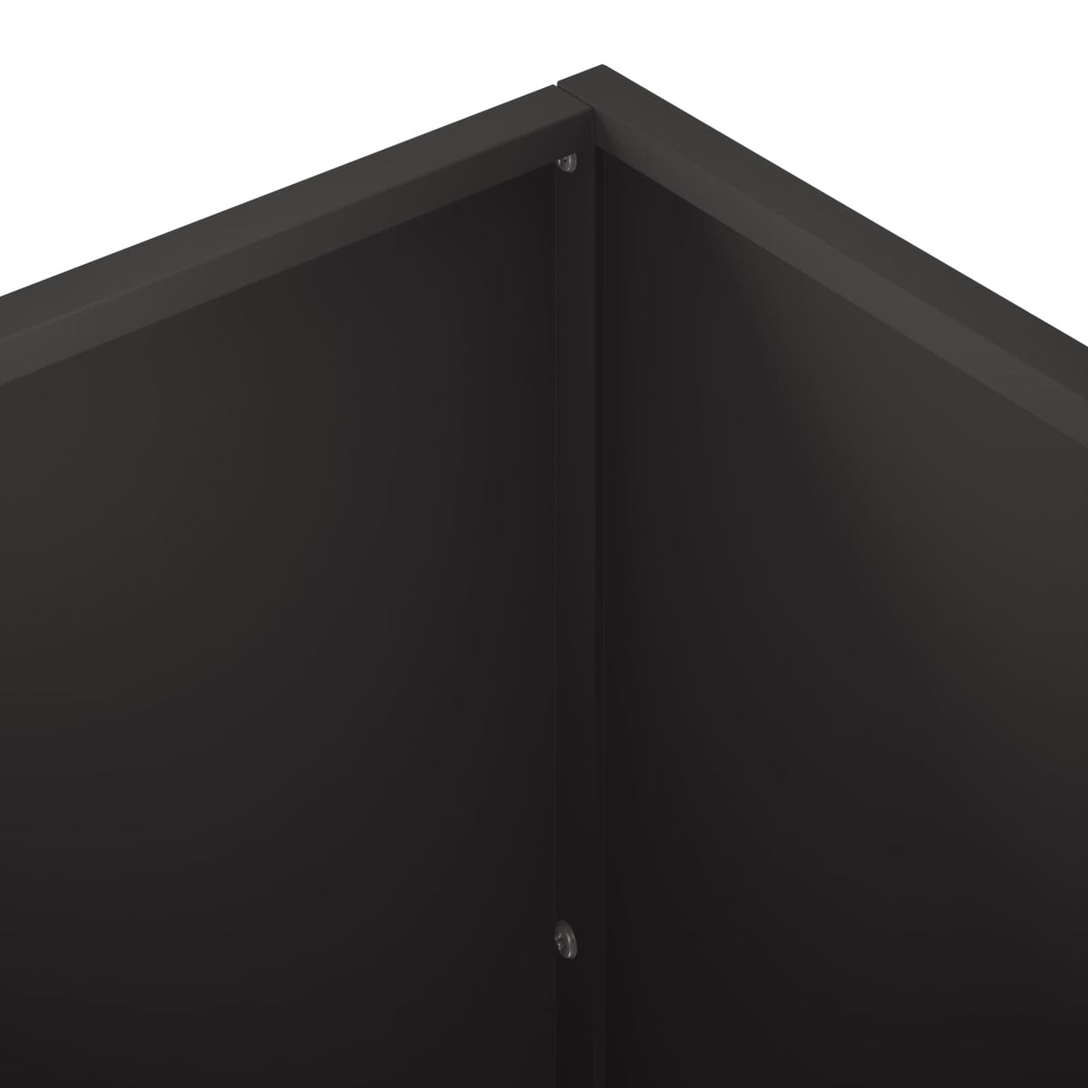 Macetero De Jardín 2 Uds. Negro 100 X 50 X 50 Cm_5