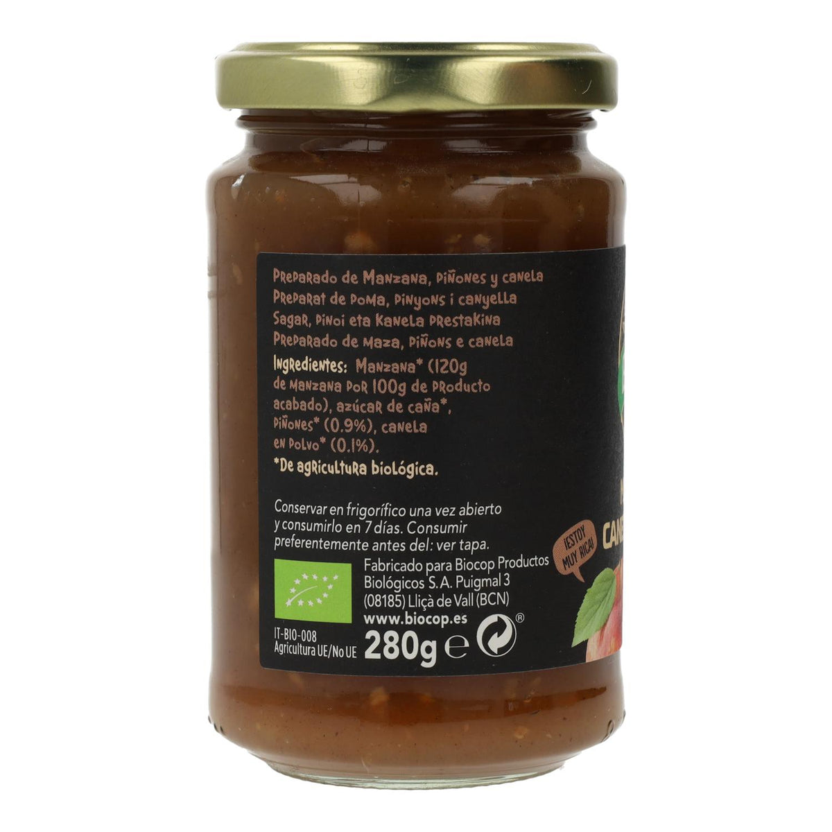 Preparado de Manzana, Canela y Piñones BIO Biocop 265g
