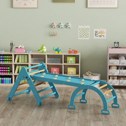 Triángulo De Escalada Aiyaplay Madera De Álamo, Madera De Pino Azul 188x70x59 Cm 331-097v00bu_4