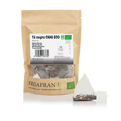 Té Negro Chai Ecológico Pirámides | Calidad | Frisafran 15 Uds_0