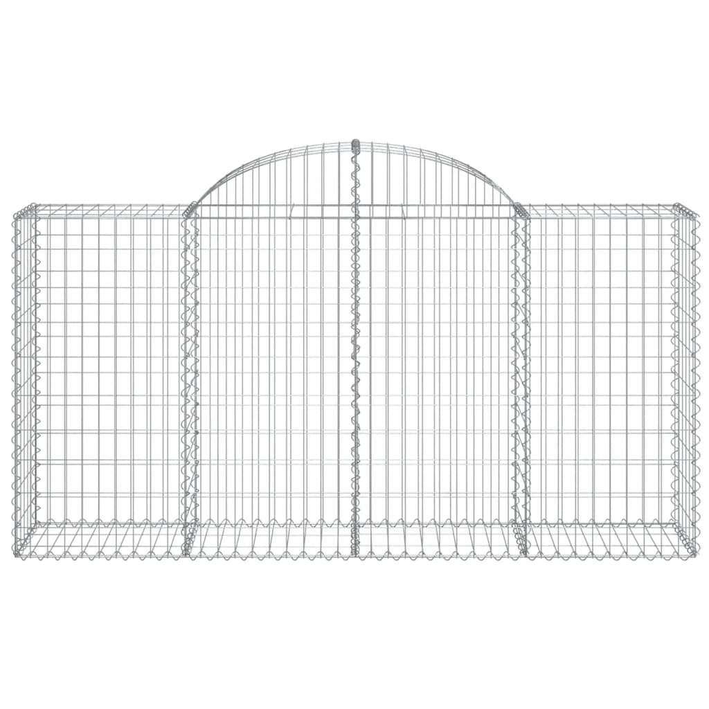 Cestas De Gaviones 20 Uds Forma De Arco Hierro 200x50x100/120cm_3
