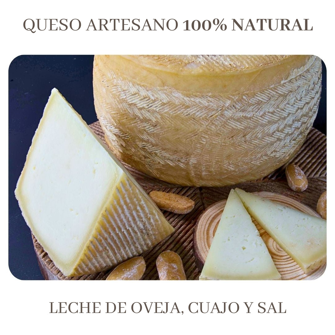 Queso Curado Entero De Oveja (2,8 Kg) | Elaboración Artesana Quesos De La Mancha_2