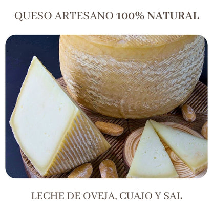 Queso Curado Entero De Oveja (2,8 Kg) | Elaboración Artesana Quesos De La Mancha_2