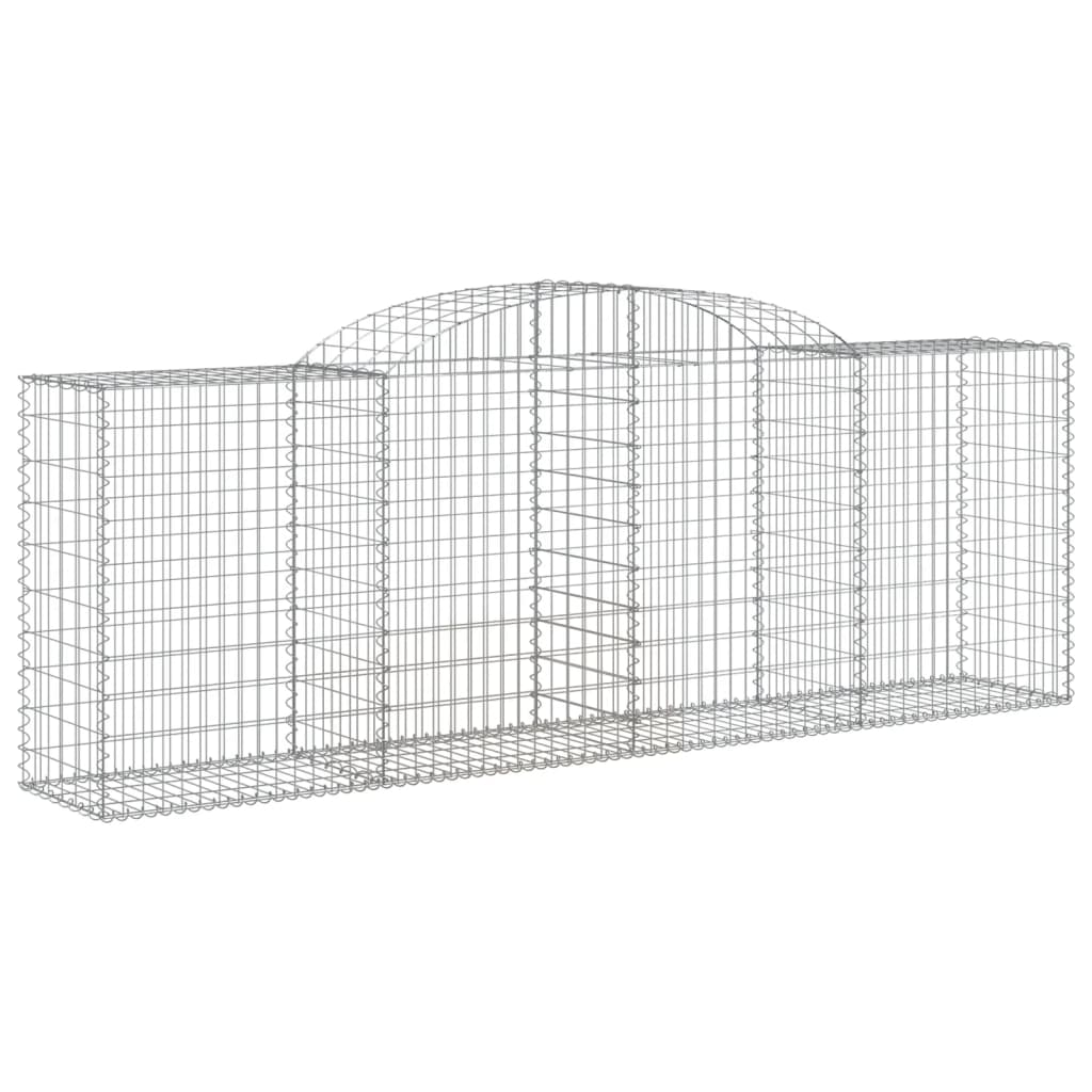 Cestas De Gaviones 20 Uds Forma De Arco Hierro 300x50x100/120cm_2