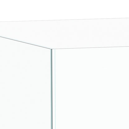 Acuario De Cristal Pawhut Vidrio Templado Transparente 60x30x30 Cm_3