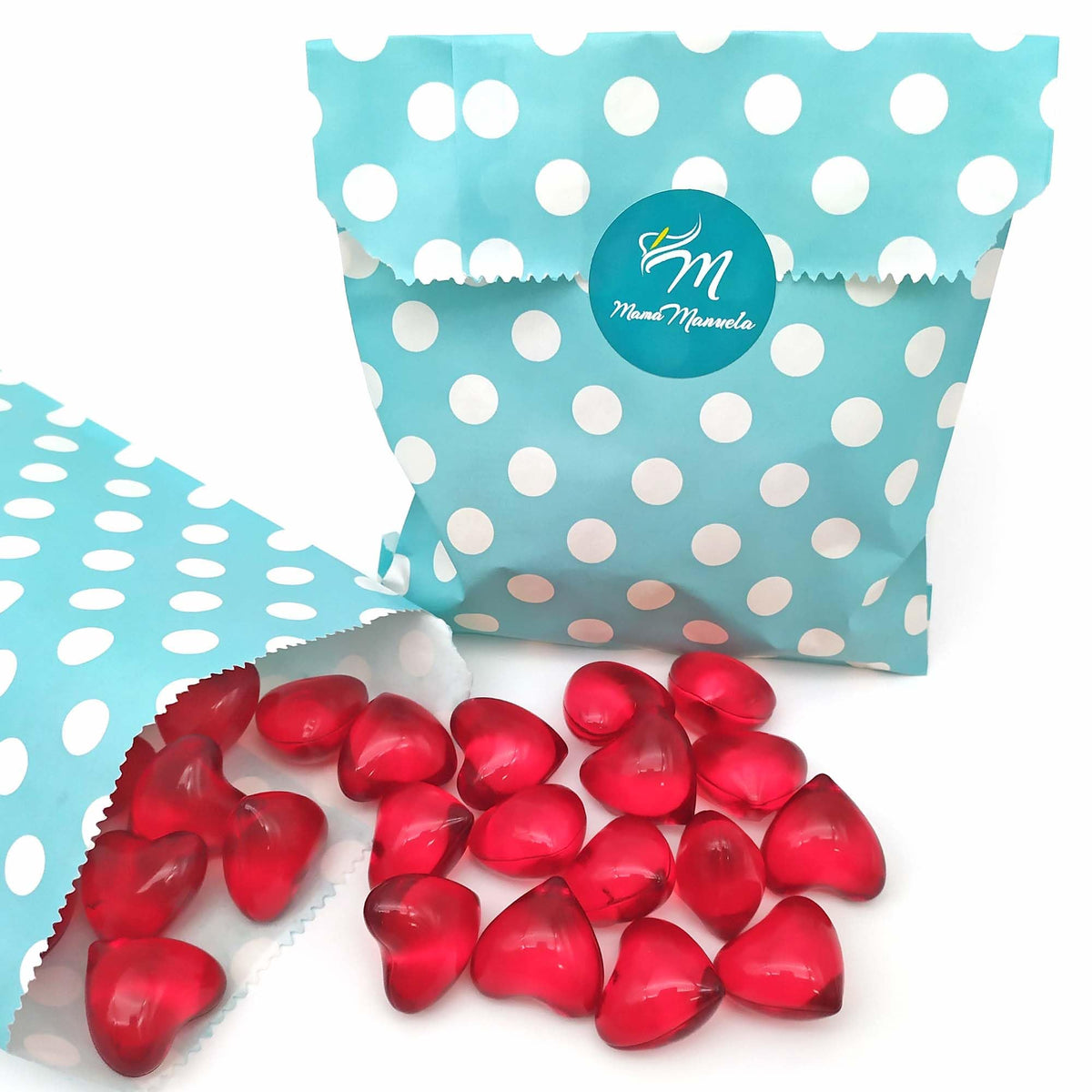 Pack Regalo 12 Perlas Baño En Forma De Corazón - Con Aceite De Soja - Hidrata, Suaviza Y Perfuma La Piel - Aroma Fresas_0