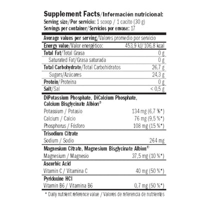 Isolyte Energy Sport Drink - 510g - Frambuesa - Hidratación - Amix Nutrition_1