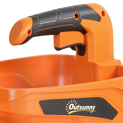 Esparcidor De Compost Outsunny Pp, Nailon Naranja 26x22x27.5 Cm_3