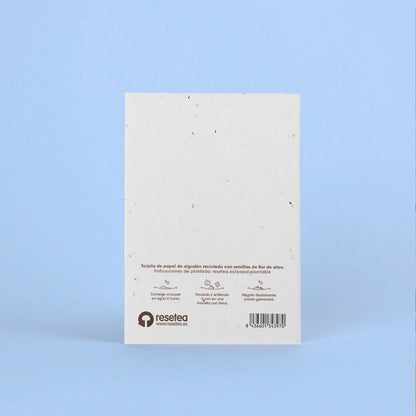 Postal Plantable Te Quiero con Semillas de Flor de Aliso – Regalo Romántico Original - Resetea_1