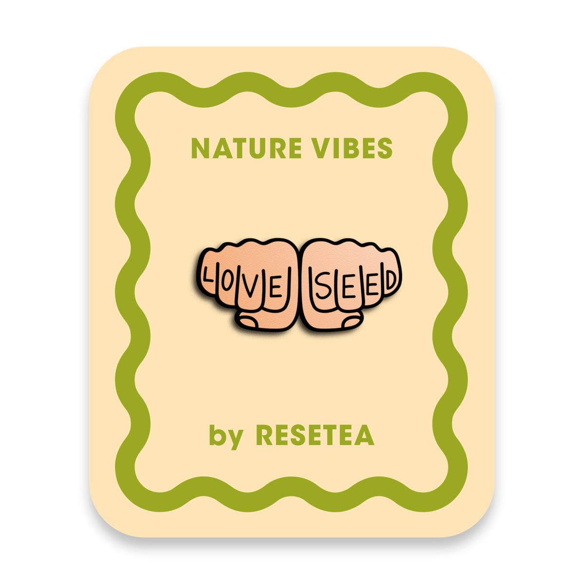 Pin Love Seed - Accesorio Moderno y Original para Chaquetas, Mochilas y Bolsos - Nature Vibes_0