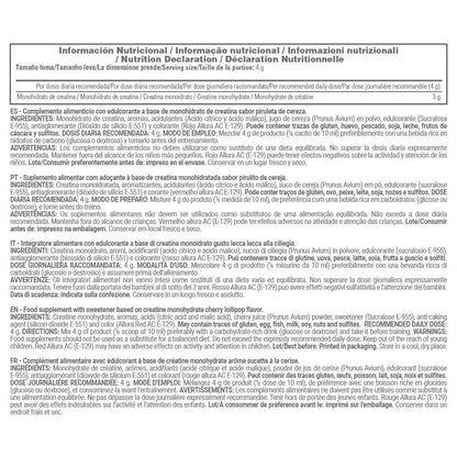 Creatina Monohidrato 200 Mesh - 300g - Lollipop - Aumento De La Masa Muscular - Masmusculo_4