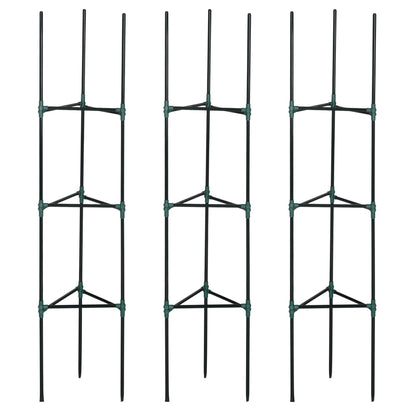 Soporte Para Trepadoras Outsunny Acero, Pp Verde 38x38x182 Cm_1