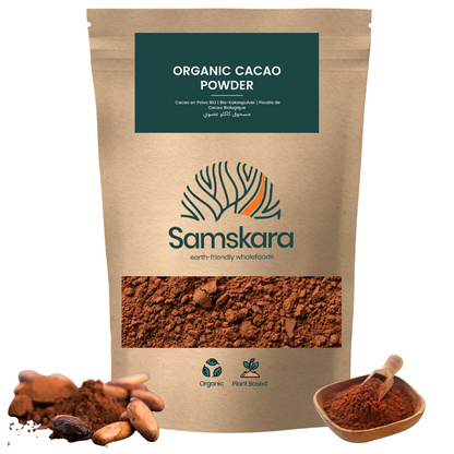 Cacao En Polvo Bio - 4kg (1kg Envase Retail + 3kg Bolsa Granel De Recarga) | Cacao Puro Ecológico Vegano Para Repostería_0