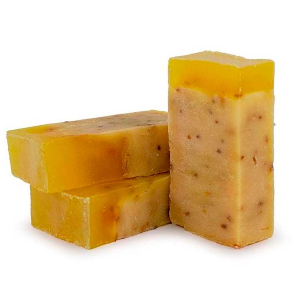 Pack 5 Jabón Natural Exfoliante Limón - Regula El Nivel De Grasa - Evita El Acné Y Aclara Sus Marcas - Exfoliante Suave_0