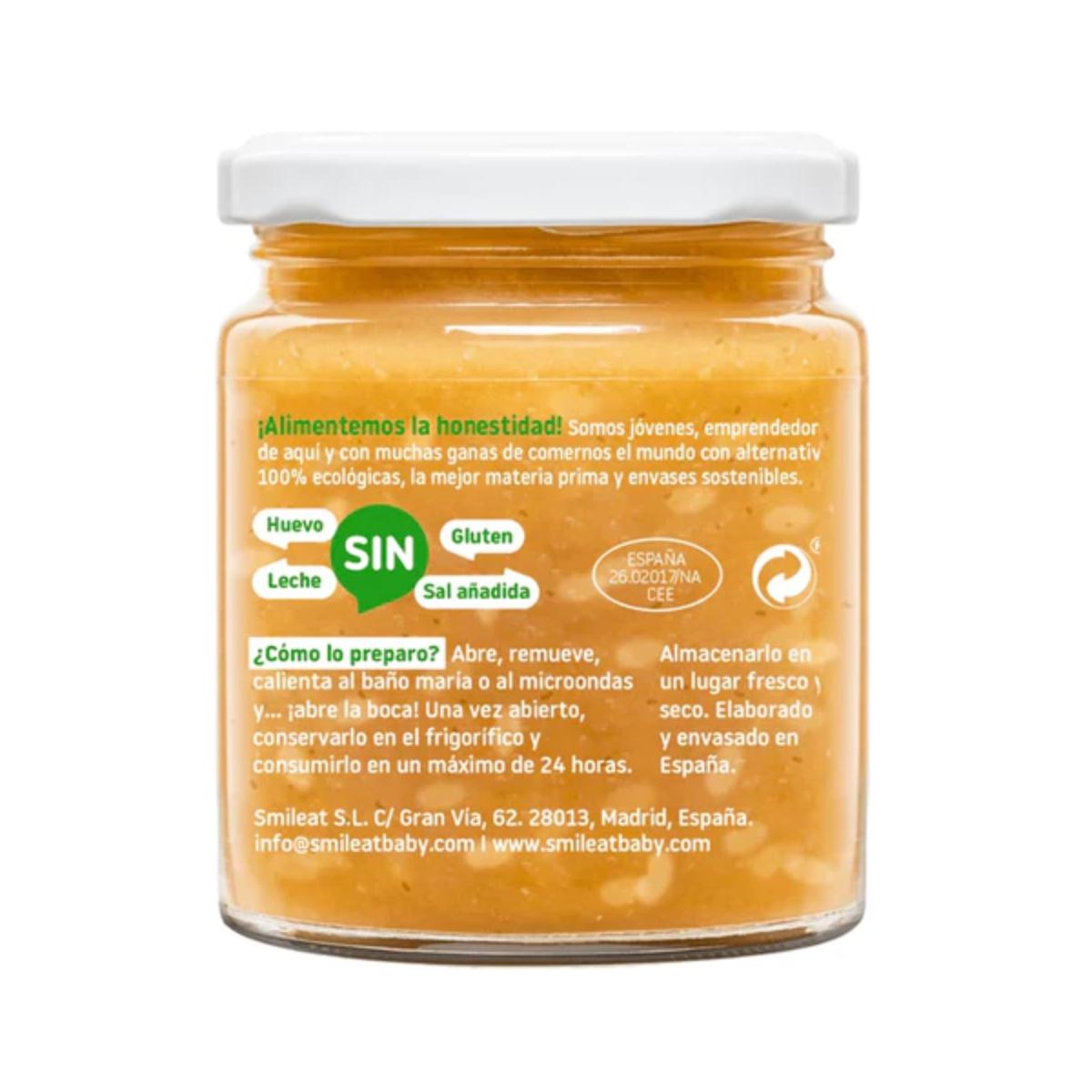 Promo 3x Tarrito Arroz con pavo y verduras Ecológico CA CHI TOS Smileat 230g