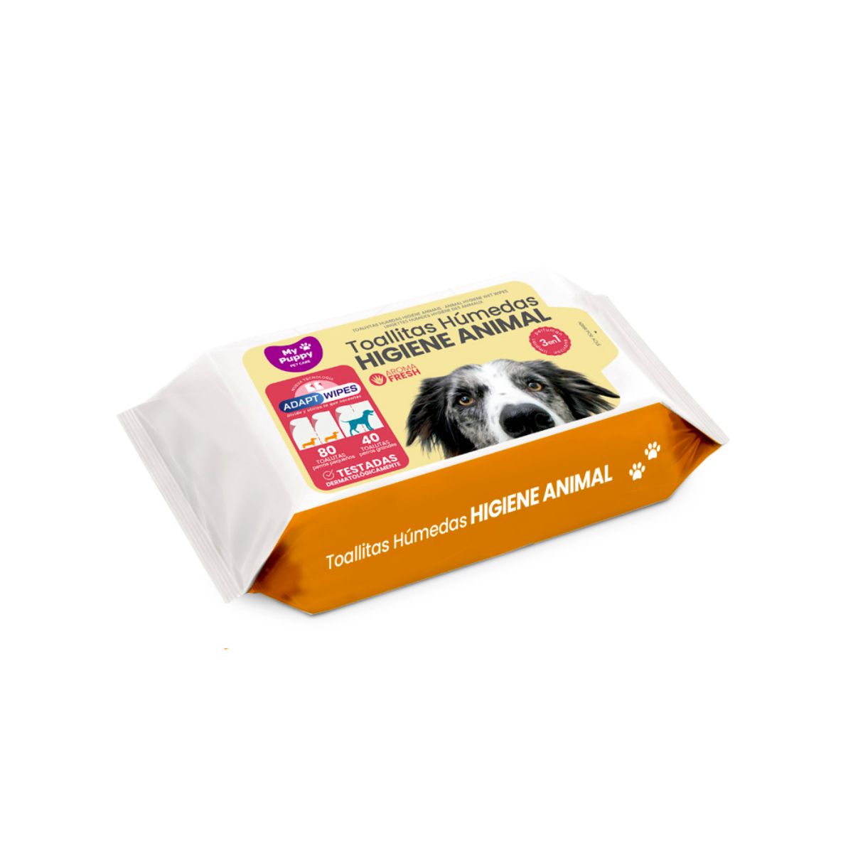 Toallitas Húmedas Higiene Animal My Puppy, Salustar,  80/40 uds