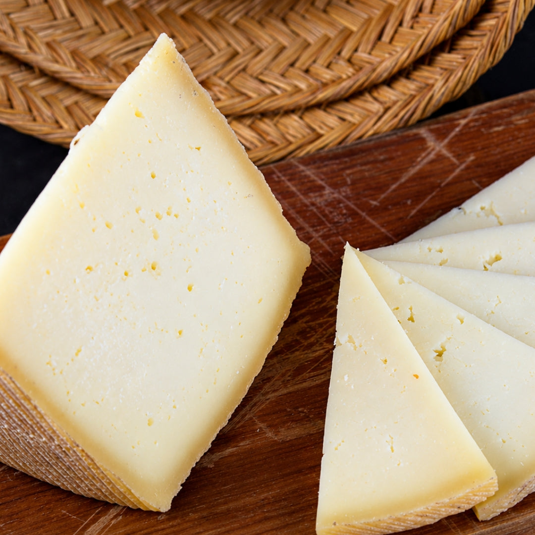 Cesta Quesos Gourmet Regalo | Queso De Oveja | 3 Cuñas De Queso Con Trufa, Con Guindilla Y Ahumado | Surtido De Quesos_2