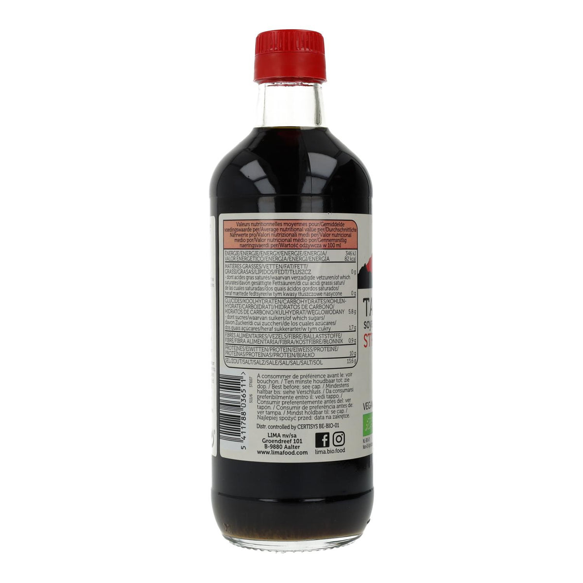 Tamari Salsa de Soja sabor fuerte ECO Lima 500 ml