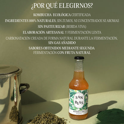 Kombucha Natural Ecológica | Pack 12 Botellas X 250 Ml | 4 Sabores Sin Pasteurizar | Bebida Probiótica Fermentada_4