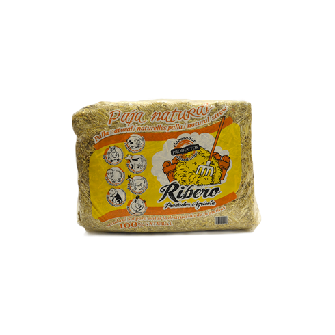 Paja Natural de avena y cebada Ribero 4 kg