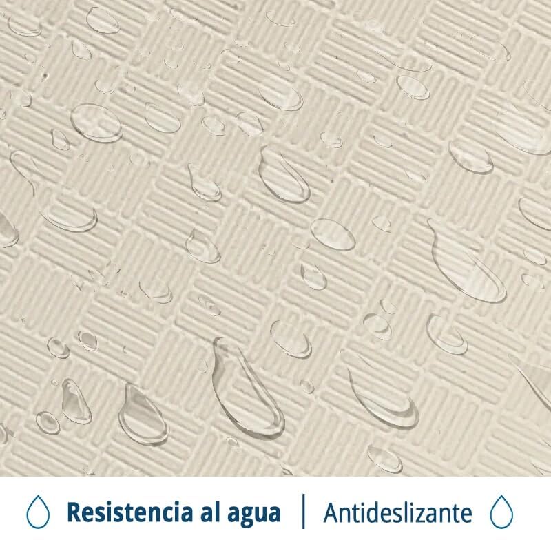 Artatami® Tatami Puzzle 1x1x40 mm Marron - Beige Pack Ahorro【12 Unidades】 Alta Densidad EVA – Judo, BJJ, MMA y Lucha_2