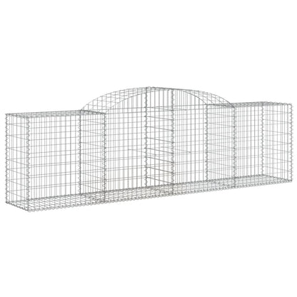 Cestas De Gaviones 20 Uds Forma De Arco Hierro 300x50x80/100 Cm_2
