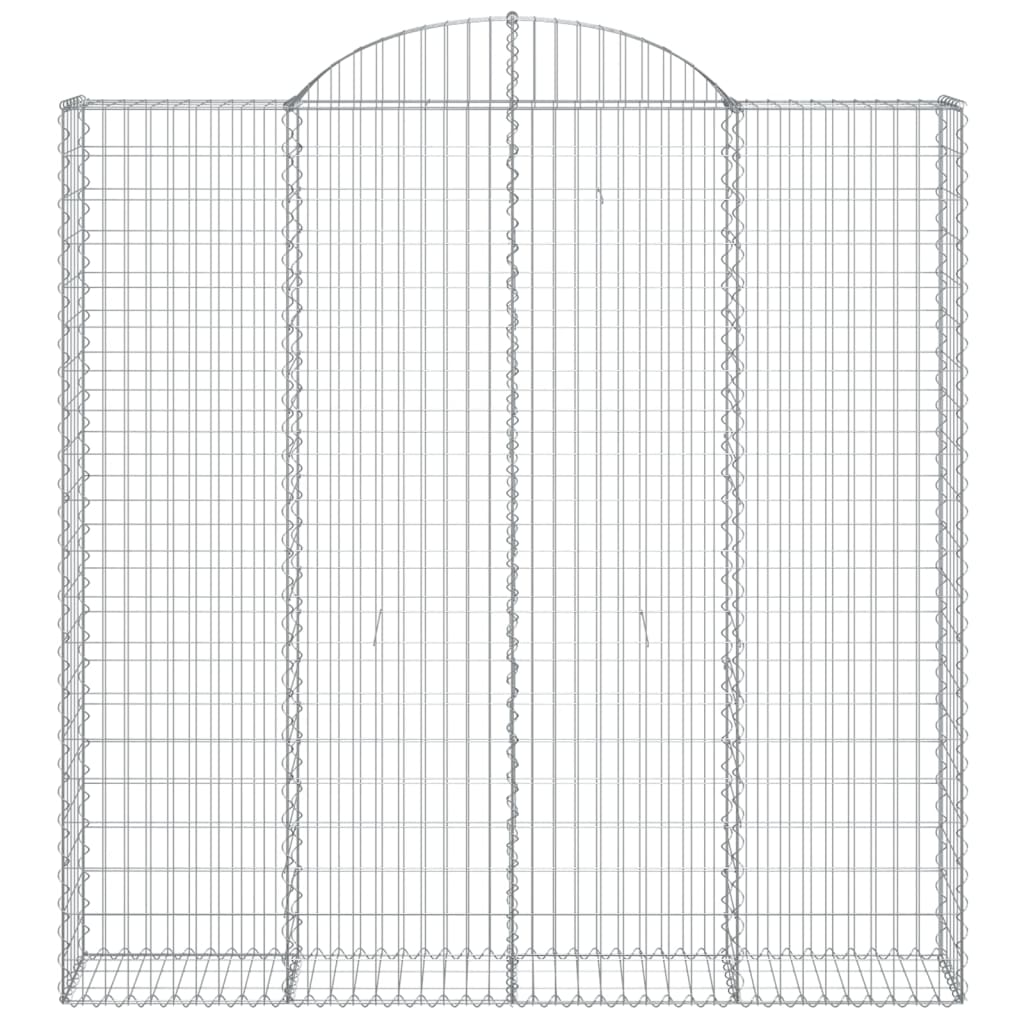 Cestas De Gaviones 4 Uds Forma De Arco Hierro 200x30x200/220 Cm_3