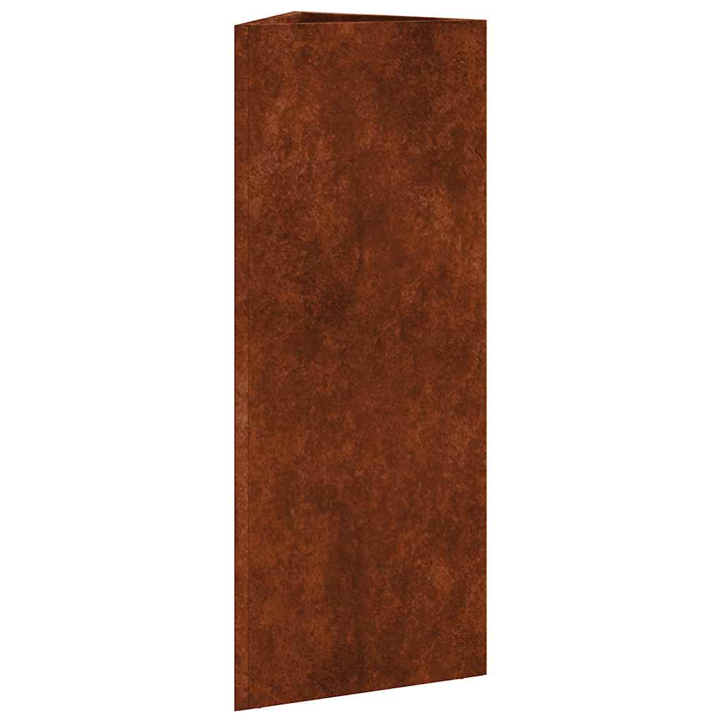 Jardinera De Acero Corten 30x26x75 Cm_4