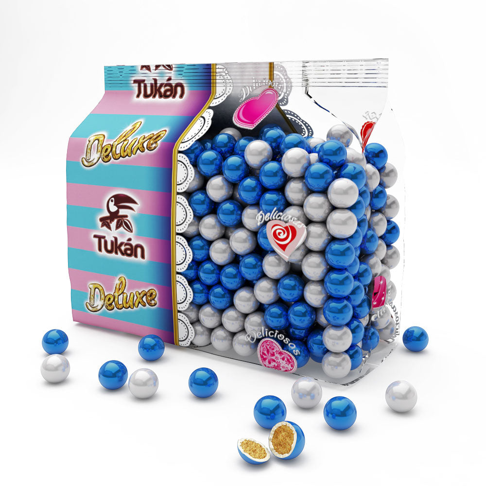 Mini Chococranch Blancas Deluxe Azul + Perla 450g_0