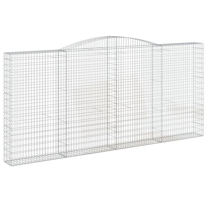 Cestas De Gaviones 8 Uds Forma De Arco Hierro 400x30x180/200 Cm_2