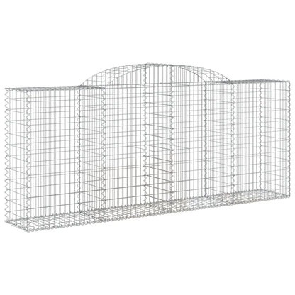 Cestas De Gaviones 2 Uds Forma De Arco Hierro 300x50x120/140 Cm_2