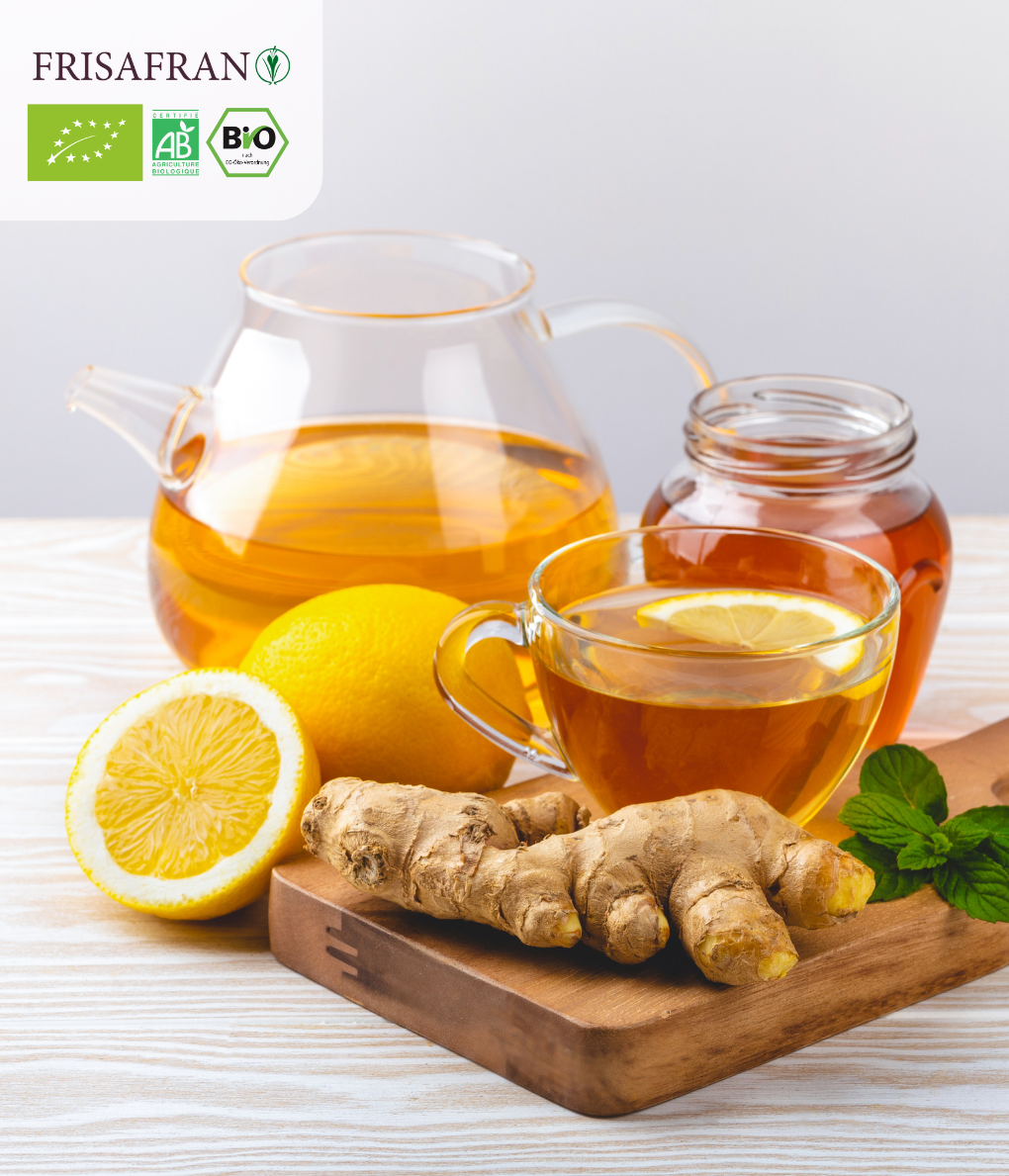 Infusión De Jengibre-limón Ecológica |granel | Calidad | Frisafran 100 G_5
