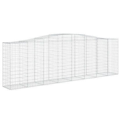 Cestas De Gaviones 7 Uds Forma De Arco Hierro 400x50x120/140 Cm_2