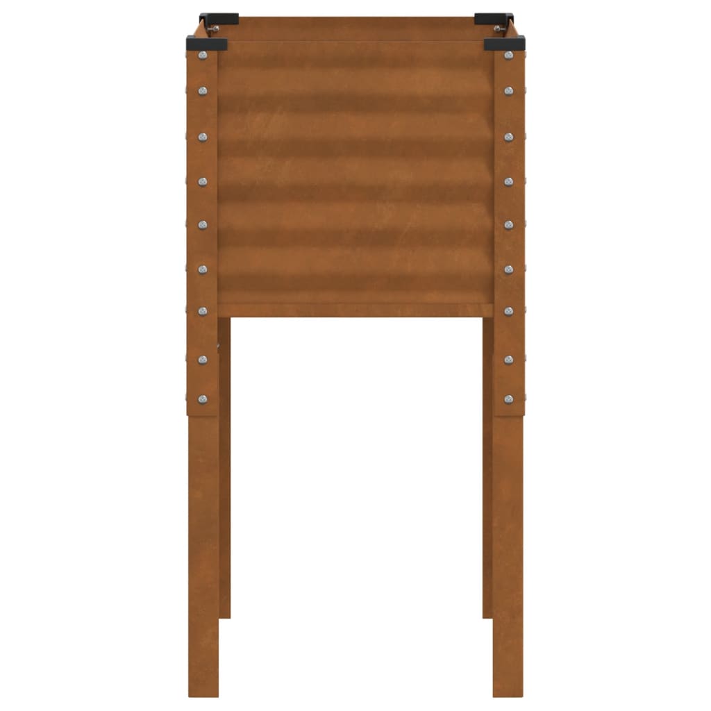 Maceta Para Jardín Oxidado 45 X 45 X 88 Cm Acero Galvanizado_3