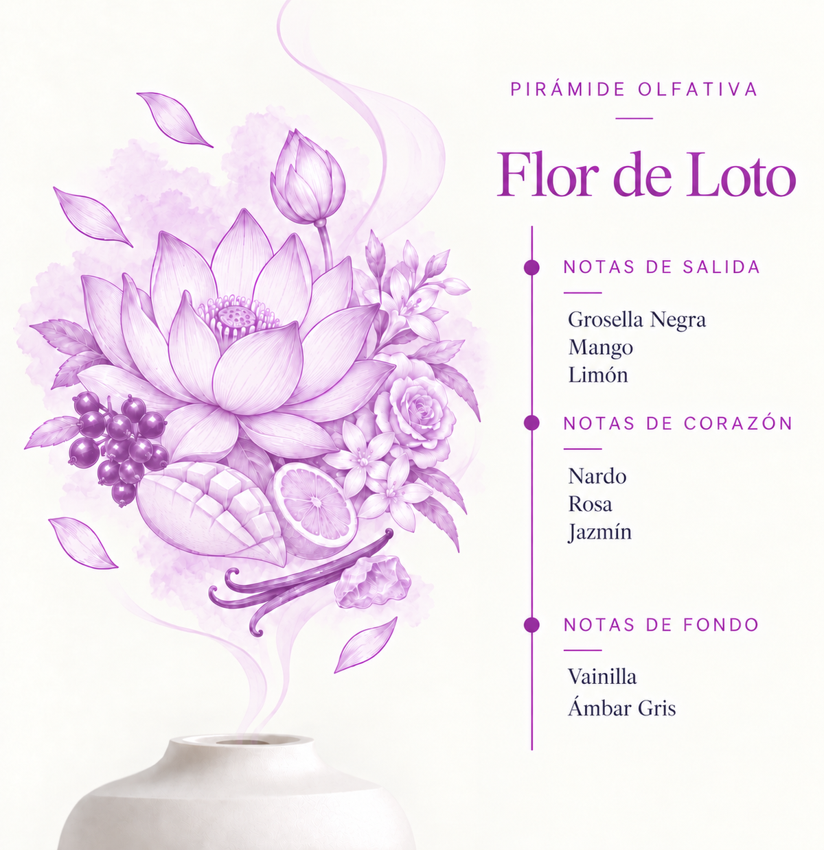 Esencia Hidrosoluble Flor de Loto SYS Aromas 50 ml | Aroma Floral y Oriental | Para Humidificadores y Difusores_1