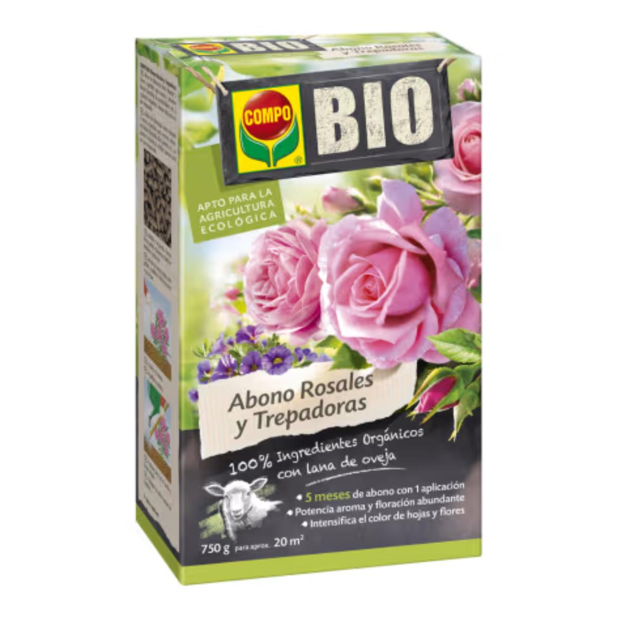 Compo Bio Abono Rosales y Trepadoras 750 g