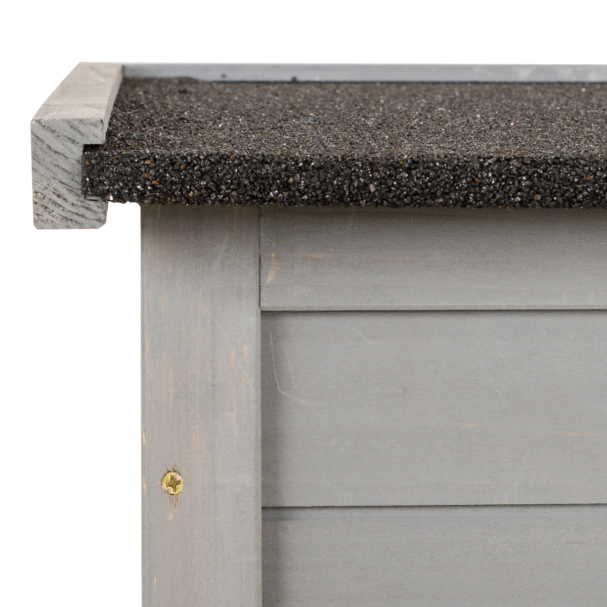 Cobertizo De Almacenamiento De Madera Outsunny 87x46,5x96,5cm Gris_4